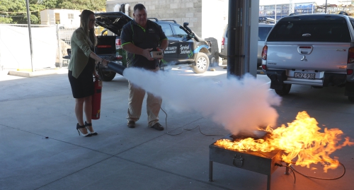 smoke machine simulator staff fire training